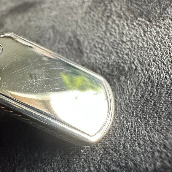 David Yurman Chevron Dog Tag Pendant w/ Pavé White Diamonds - 27mm - RARE